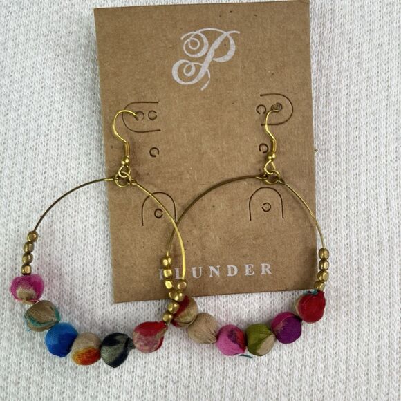 Plunder Design Fashion Jewelry Boutique Boho Necklace Earrings Set New - Picture 6 of 9